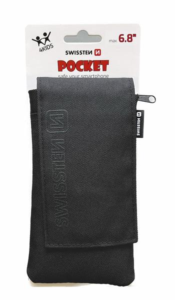 Swissten Pocket Case - 65300200 - 6,8" - Black