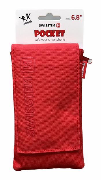 Swissten Pocket Case - 65300500 - 6,8" - Red