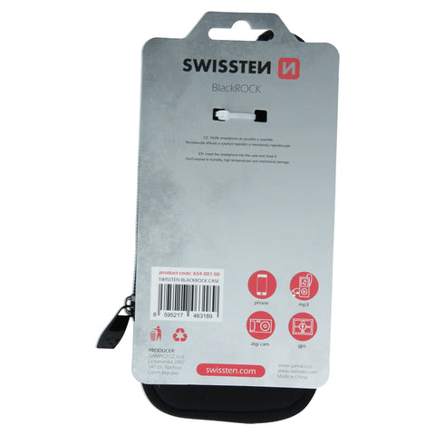 Swissten Black Rock Case - 65400300 - 7" - Black