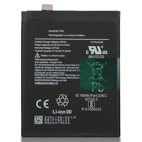 OnePlus Nord (AC2003) Battery - BLP785 - 4115 mAh