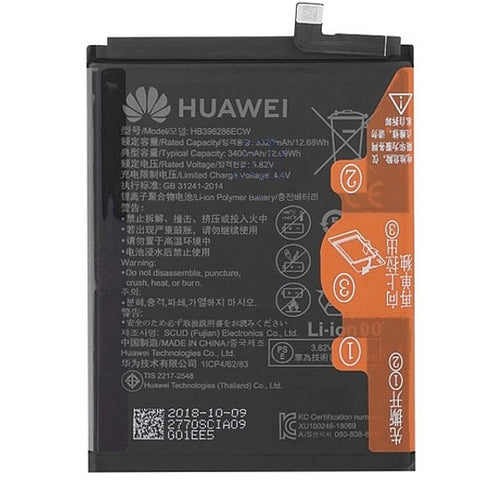 Huawei P Smart (2019) (POT-LX1)/P Smart (2020) (POT-LX1A)/Honor 10 Lite (HRY-LX1)/Honor 20 Lite/Honor 10i (HRY-LX1T) Battery HB396286ECW - 3400 mAh