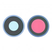 Apple iPhone 17 Camera Lens - With Lens Frame - 2pcs in one set - Mist Blue