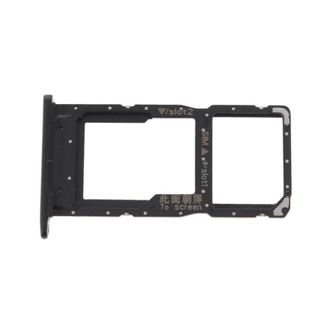 Huawei P Smart (2019) (POT-LX1)/P Smart+ (2019) (POT-LX1T)/P Smart (2020) (POT-LX1A) Simcard Holder - 51661KQM/51661KQC/51661MCC - Black