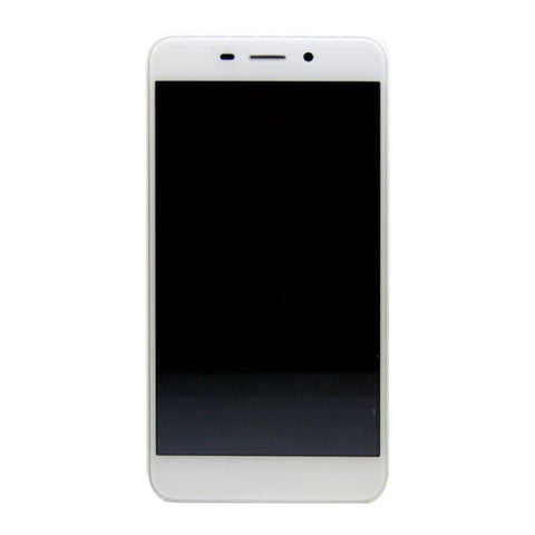 Huawei Honor 6C Pro (JMM-L22) LCD Display + Touchscreen + Frame Incl. Battery and Parts 02351LNB White Gold