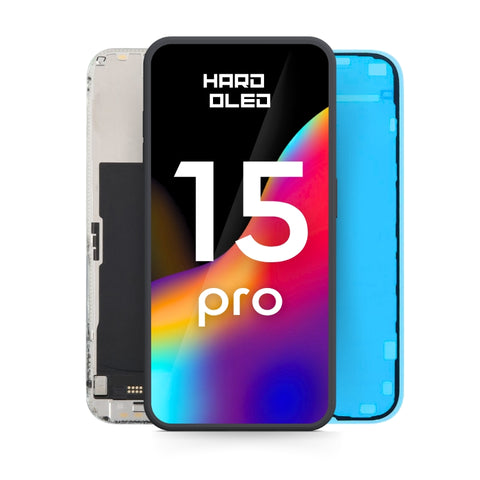 Apple iPhone 15 Pro LCD Display + Touchscreen - Hard OLED - Black