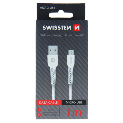 Swissten Micro USB Cable - 71505521 - 1m - White