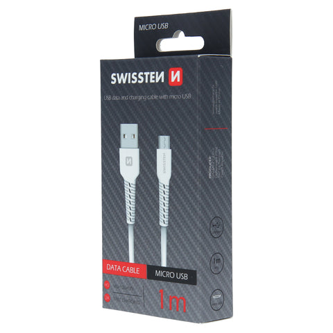 Swissten Micro USB Cable - 71505521 - 1m - White
