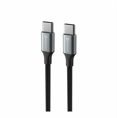 Swissten Textile II Type-C USB Cable - 71528203 - 1.5 Meter - Black