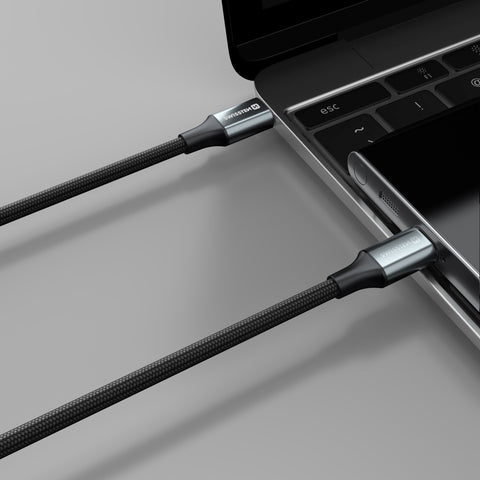 Swissten Textile II Type-C USB Cable - 71528203 - 1.5 Meter - Black