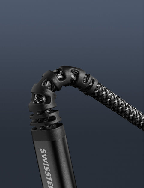 Swissten Kevlar Type-C USB Cable - 71541010 - 1.5m - Grey