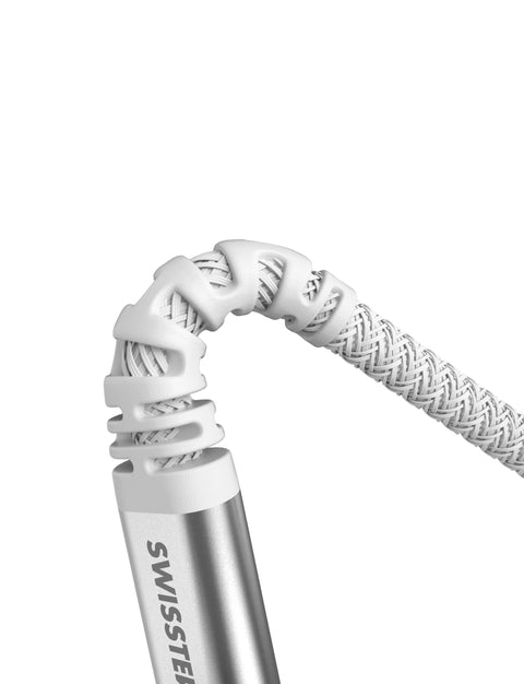 Swissten Kevlar Type-C USB Cable - 71541014 - 1.5 Meter - White