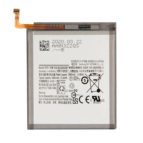 Samsung G980F Galaxy S20/G981F Galaxy S20 5G Battery - EB-BG980ABY - 4000 mAh