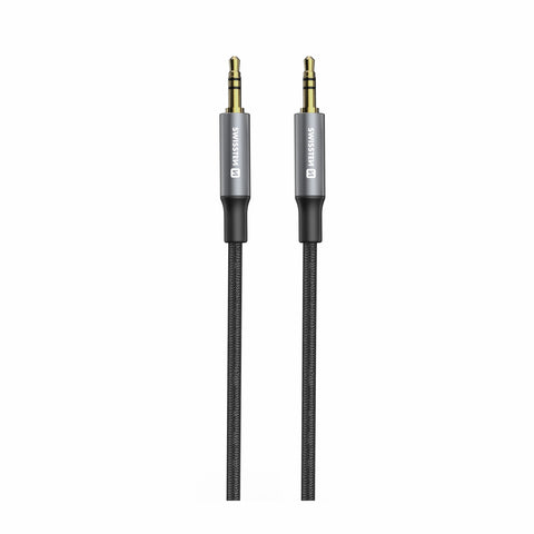 Swissten 3.5mm Jack to Jack Audio Cable - 73501215 - 1.5 Meter - Black