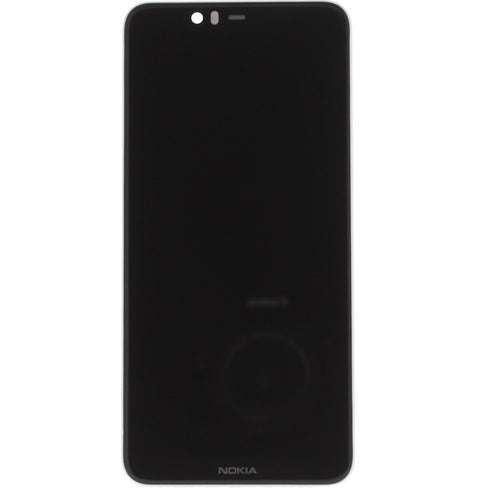 Nokia 5.1 Plus (Nokia X5) (TA-1105) LCD Display + Touchscreen + Frame 20PDAWW0001 White