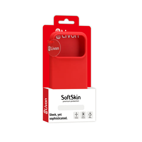 Livon iPhone 17 Pro Max SoftSkin - Fury Red