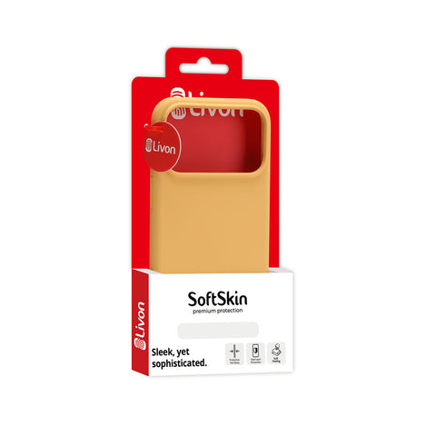 Livon iPhone 17 Pro Max SoftSkin - Yellow Shine