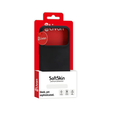 Livon iPhone 17 Pro Max SoftSkin - Black Smoke