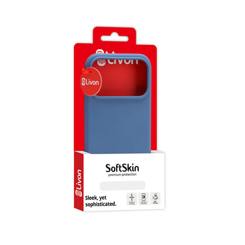 Livon iPhone 17 Pro Max SoftSkin - Denim Blue