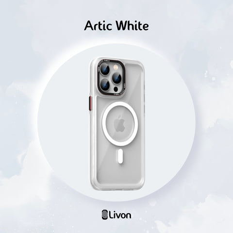 Livon iPhone 16 Pro Max PowerSkin - Artic White