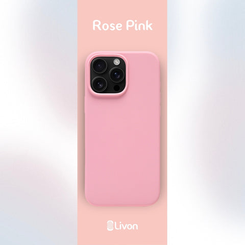 Livon iPhone 16 SoftSkin - Rose Pink