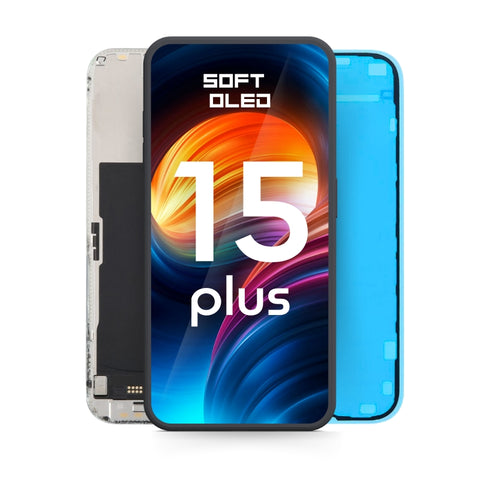 Apple iPhone 15 Plus LCD Display + Touchscreen - Soft OLED - Black