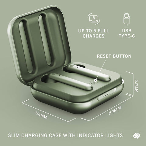 Urbanista Paris Wireless Earphones - Green