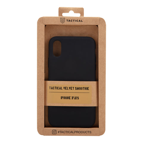 Tactical iPhone X/iPhone XS Velvet Smoothie Cover - 8596311114694 - Asphalt