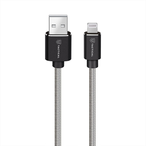 Tactical Fast Rope Kevlar Cable USB-A/USB-C - 8596311153105 - 0.3m - Grey