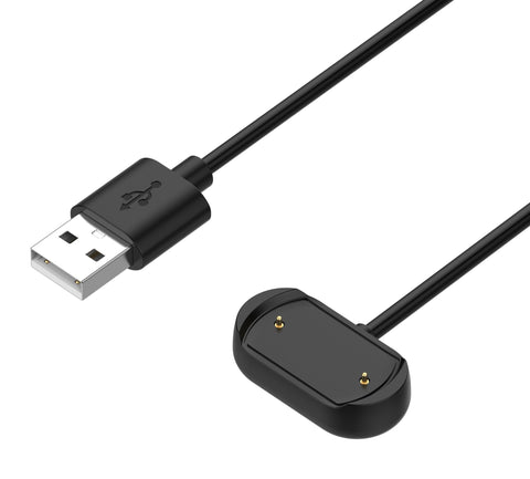 Tactical USB Charging Cable For Amazfit GTR3/GTR3 PRO/GTS3/T-Rex 2 - 8596311170607 - Black