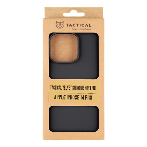 Tactical iPhone 14 Pro Velvet Smoothie Cover - 8596311186646 - Asphalt
