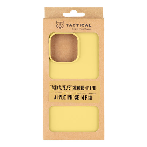 Tactical iPhone 14 Pro Velvet Smoothie Cover - 8596311186677 - Banana