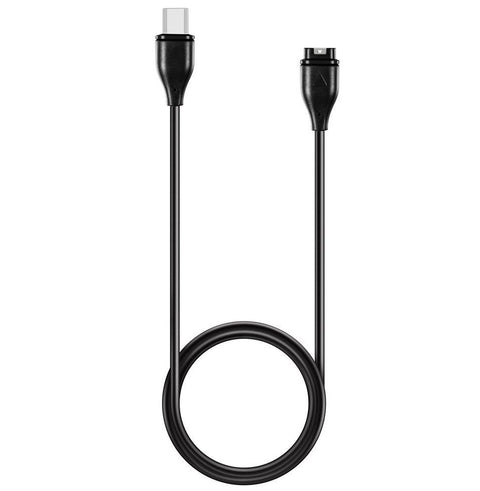 Tactical USB Charging Cable For Garmin Fenix 5/6/7 - 8596311187070 - Black