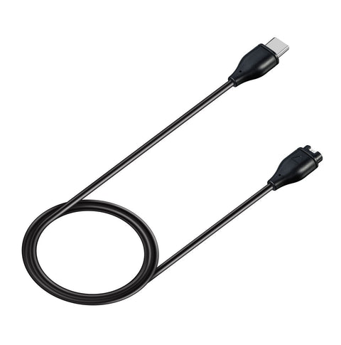 Tactical USB Charging Cable For Garmin Fenix 5/6/7 - 8596311187070 - Black