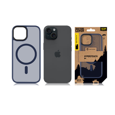 Tactical iPhone 15 MagForce Hyperstealth Cover - 8596311221309 - Deep Blue