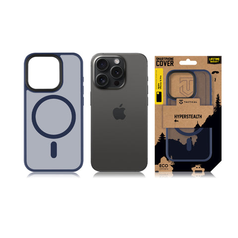 Tactical iPhone 15 Pro MagForce Hyperstealth Cover - 8596311221347 - Deep Blue