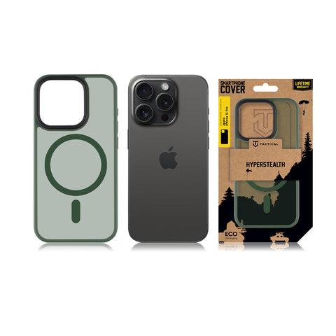 Tactical iPhone 15 Pro MagForce Hyperstealth Cover - 8596311221354 - Forest Green