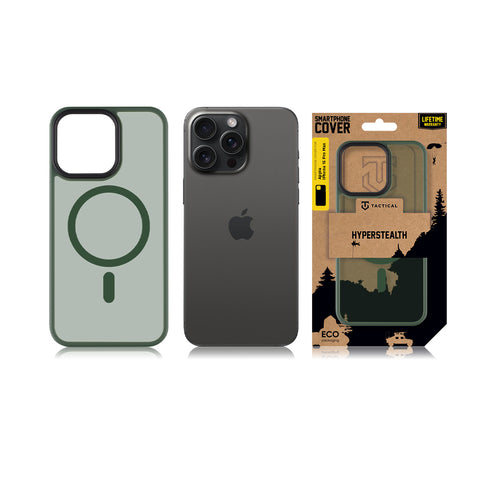 Tactical iPhone 15 Pro Max MagForce Hyperstealth Cover - 8596311221392 - Forest Green