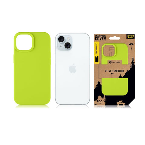 Tactical iPhone 15 Velvet Smoothie Cover - 8596311221743 - Avocado