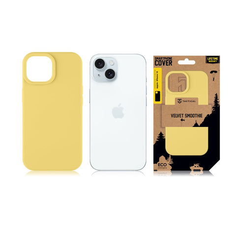 Tactical iPhone 15 Velvet Smoothie Cover - 8596311221750 - Banana