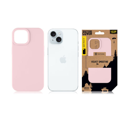 Tactical iPhone 15 Velvet Smoothie Cover - 8596311221804 - Pink Panther