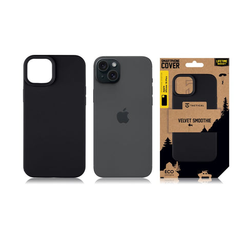 Tactical iPhone 15 Plus Velvet Smoothie Cover - 8596311221811 - Asphalt