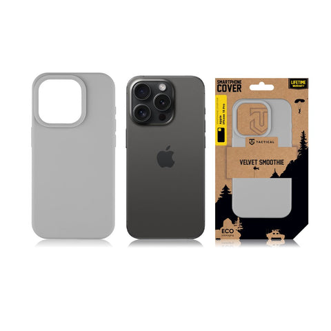 Tactical iPhone 15 Pro Velvet Smoothie Cover - 8596311221965 - Foggy