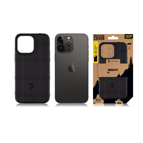 Tactical iPhone 14 Pro Max Infantry Cover - 8596311224263 - Black
