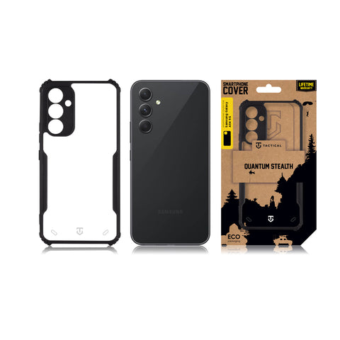 Tactical SM-A546B Galaxy A54 Quantum Stealth Cover - 8596311224539 - Clear Black