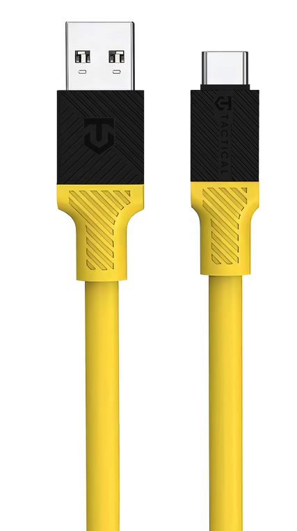 Tactical Fat Man Cable USB-A/USB-C - 8596311227851 - 1m - Yellow