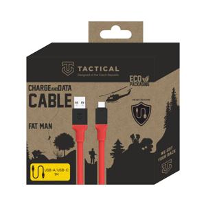 Tactical Fat Man Cable USB-A/USB-C - 8596311227882 - 1m - Red