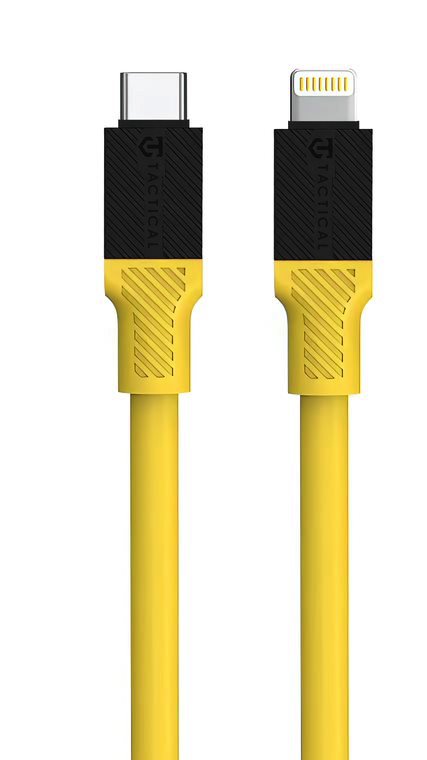 Tactical Fat Man Cable USB-C/Lightning - 8596311227981 - 1m - Yellow