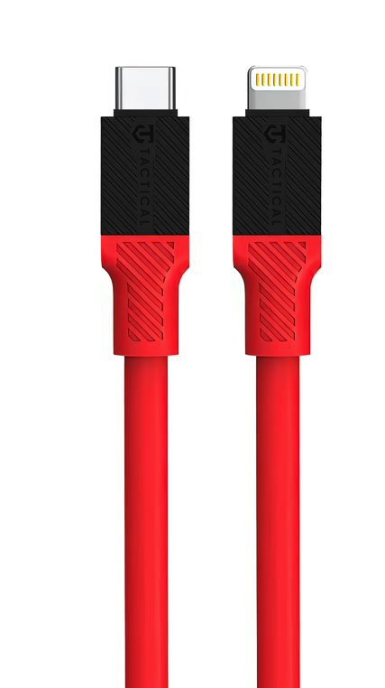 Tactical Fat Man Cable USB-C/Lightning - 8596311228001 - 1m - Red