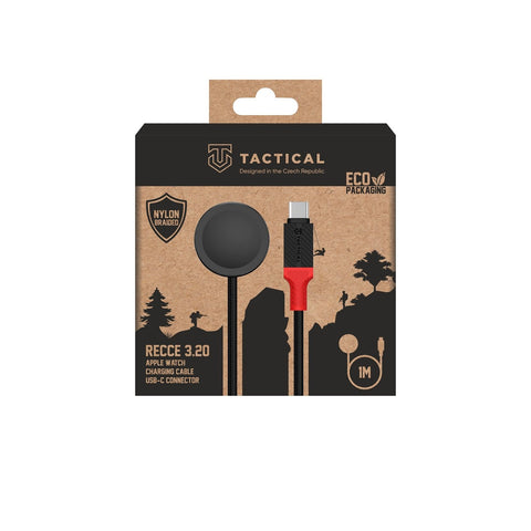 Tactical Recce 3:20 Apple Watch Cable - 8596311246241 - Red/Black