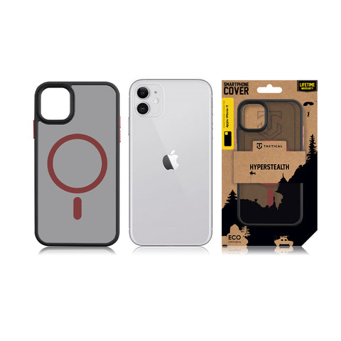 Tactical iPhone 11 Magforce Hyperstealth 2.0 Cover - 8596311250408 - Black/Red